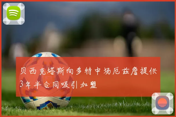 贝西克塔斯向多特中场厄兹詹提供3年半合同吸引加盟